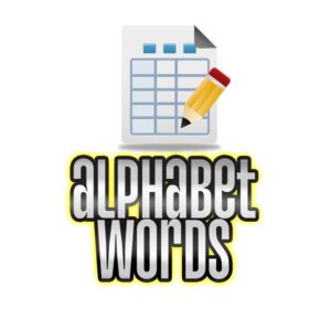 Alphabet words – passphrase text file