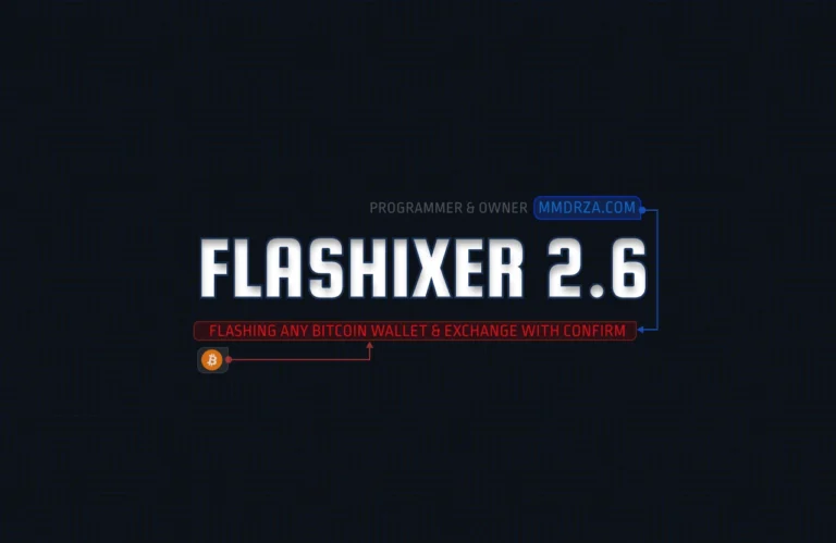 Flashing bitcoin with confirm flashixer2