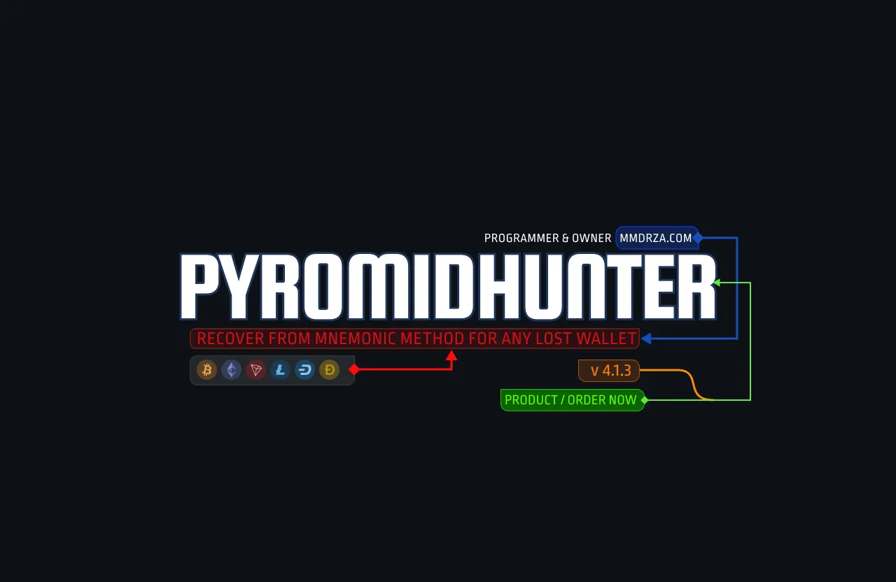 Pyromid hunter v4. 1. 3 for recover lost crypto wallet