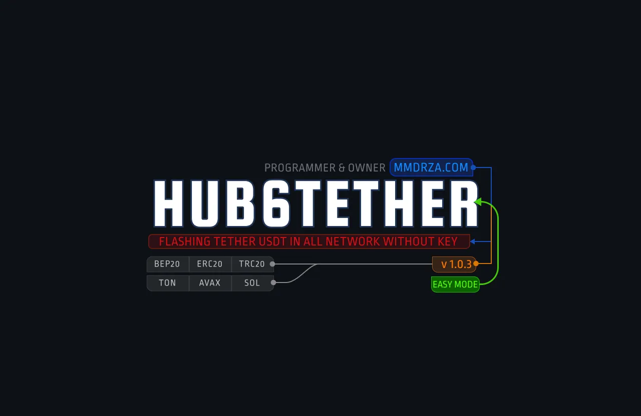 Easy flashing tether usdt with hub6tether v1. 0. 3 ultimate