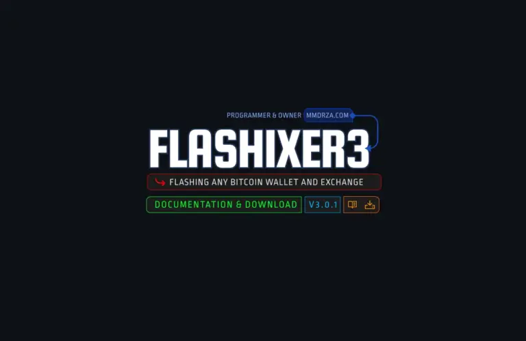 Flashixer3 Flash Bitcoin Software with confirm transaction