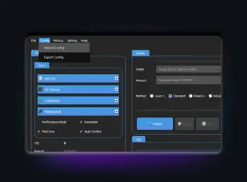 Flashixer3 pro screenshot from reload config menu
